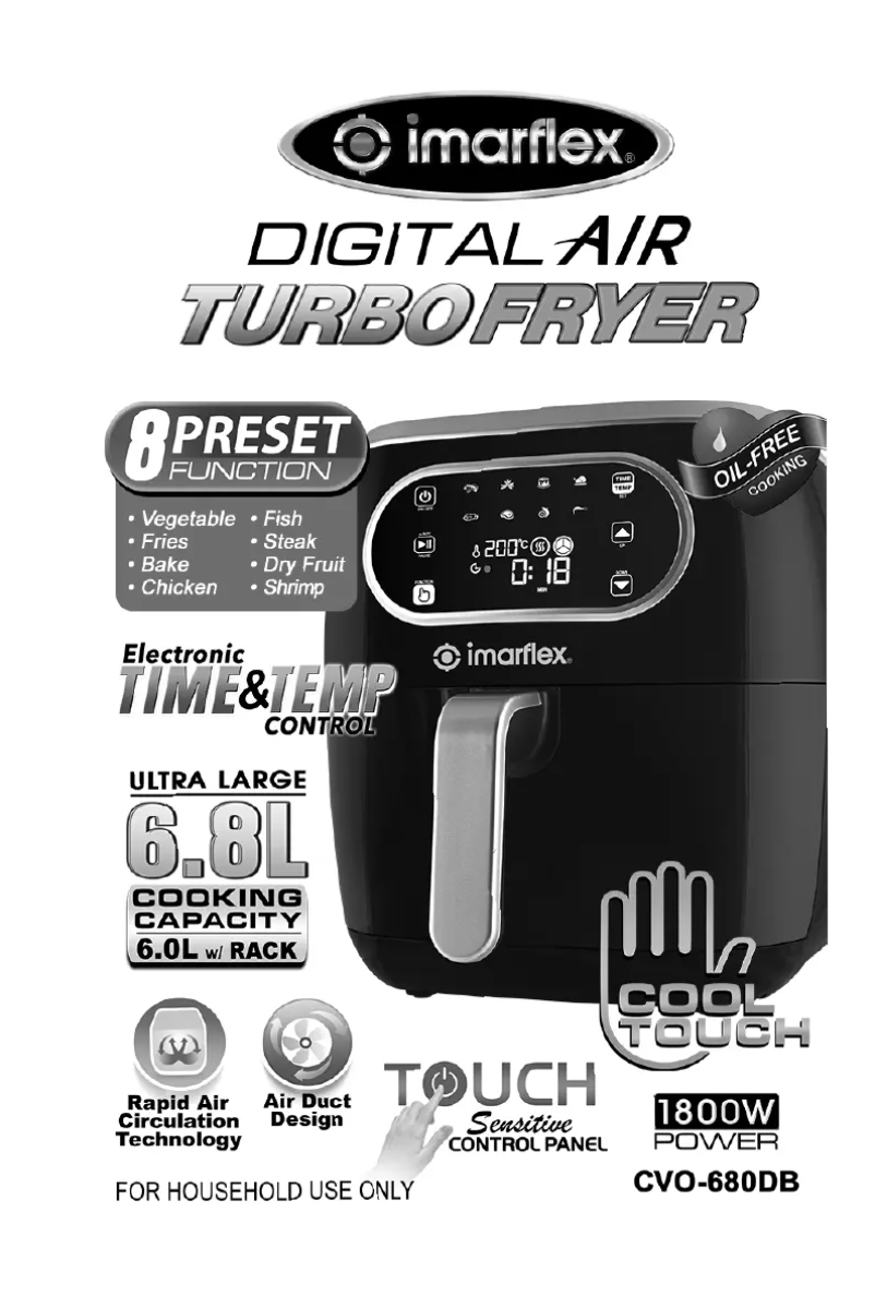 Image de la première page du manuel de l'appareil CVO-680DB
