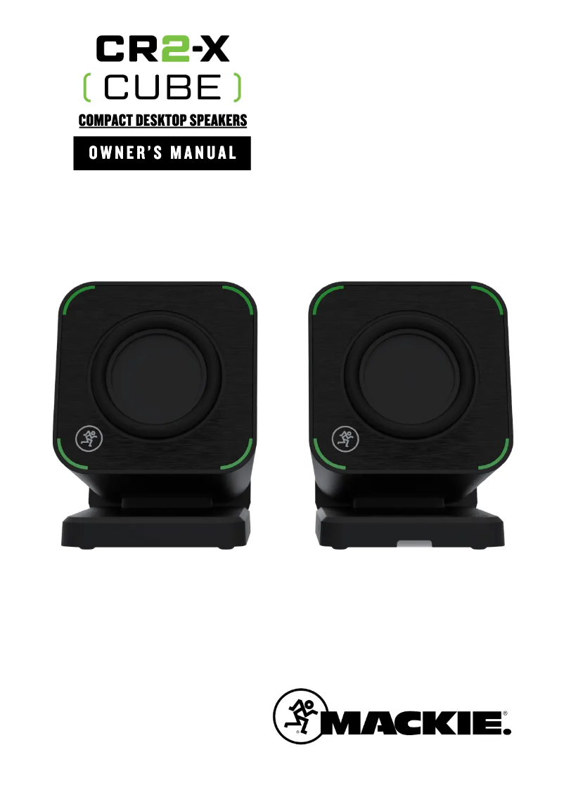 Image de la première page du manuel de l'appareil CR2-X CUBE