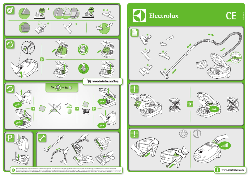 Page n°1 - Manuel utilisateur Electrolux CEALLFLDB+