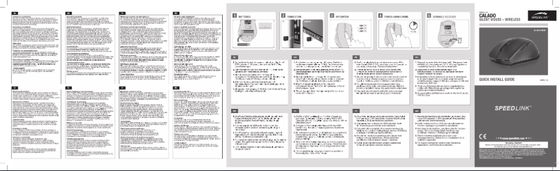 Page n°1 - Manuel utilisateur Speed-Link Calado SL-6343-RRBK
