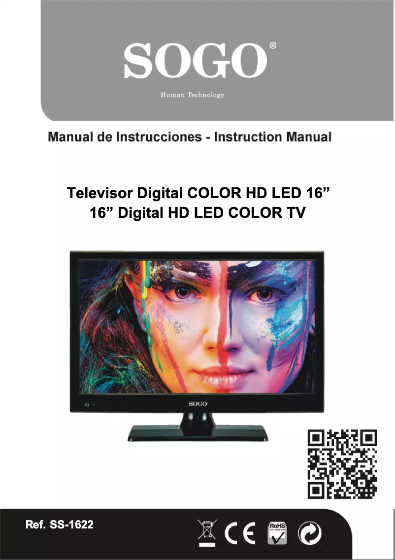 Page 1 de la notice Manuel utilisateur Sogo SS-1622