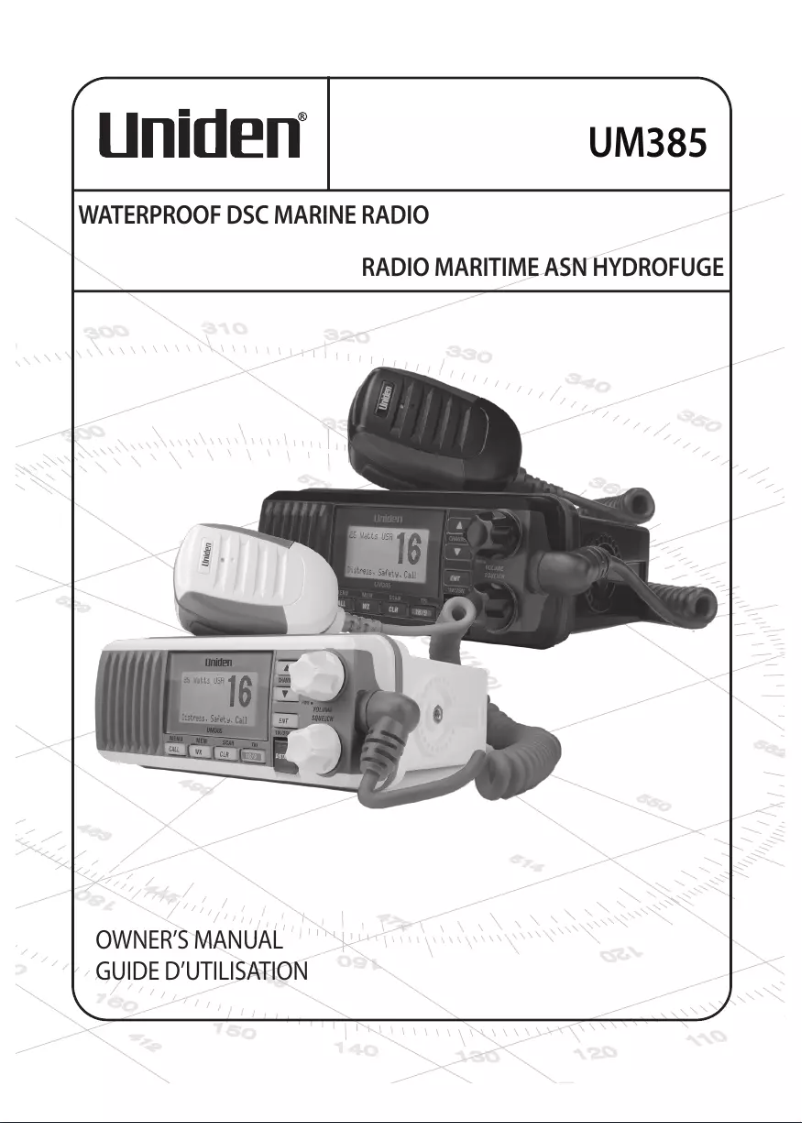 Image de la première page du manuel de l'appareil UM385