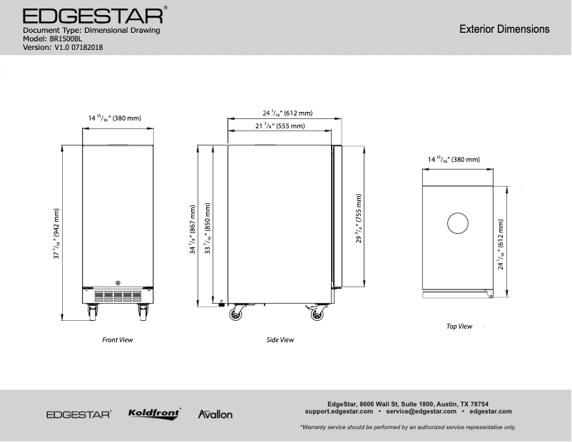 Image de la première page du manuel de l'appareil BR1500BL