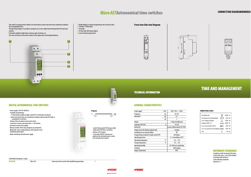 Page 1 de la notice Manuel utilisateur Vemer Micro AST