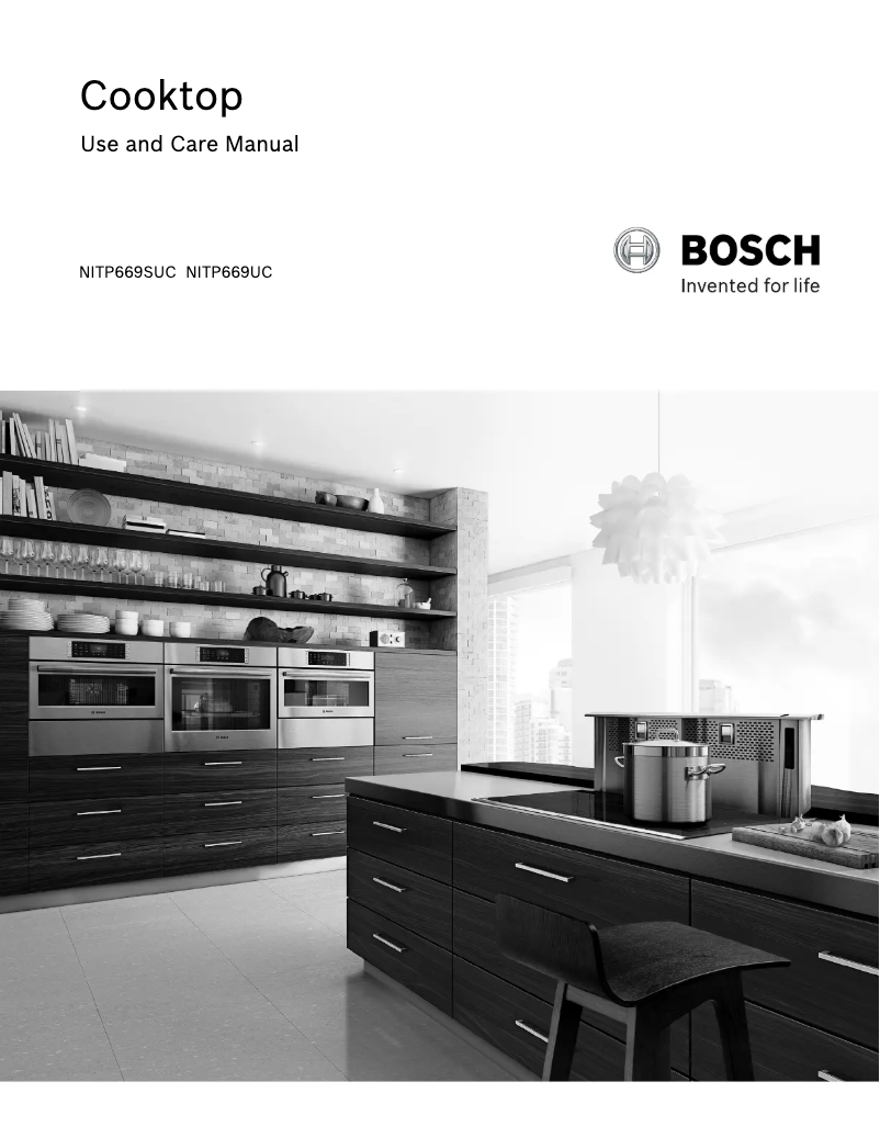 Page 1 of the manual Use and Maintenance Manual Bosch NITP669SUC
