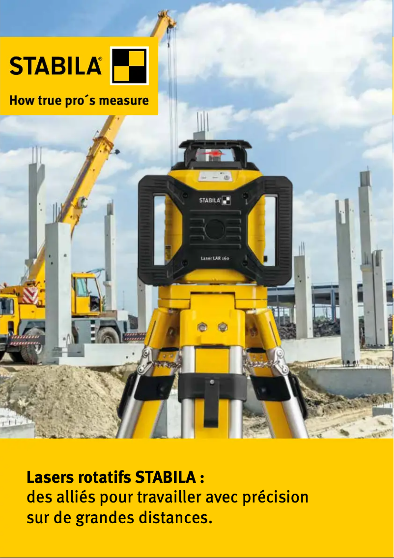 Page 1 de la notice Manuel utilisateur Stabila REC 300 Digital