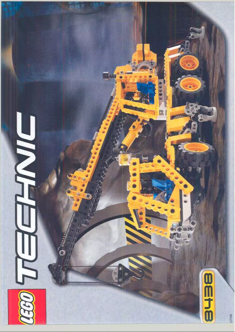 Page 1 de la notice Manuel utilisateur Lego Technic 8438