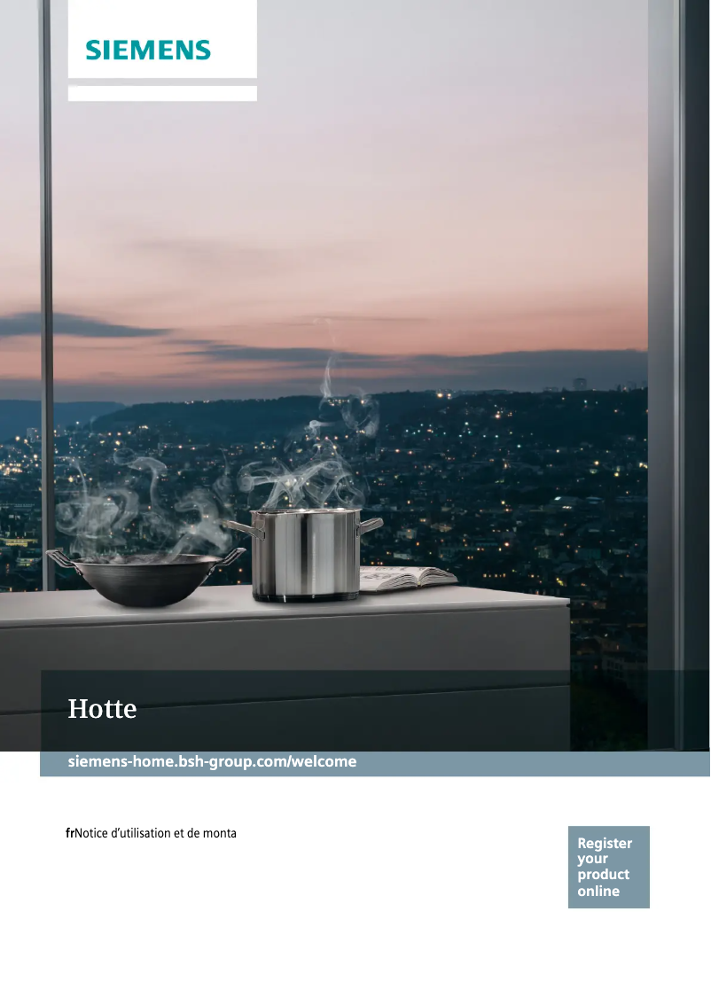 Page 1 de la notice Manuel utilisateur Siemens iQ700 LC97FVQ60S