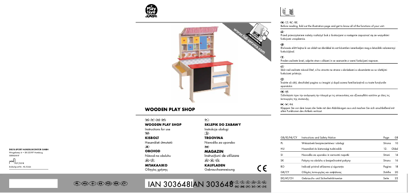 Imagen de la primera página del manual del dispositivo IAN 303648