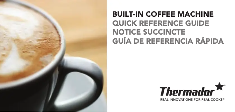 Page 1 de la notice Fiche technique Thermador TCM24PS
