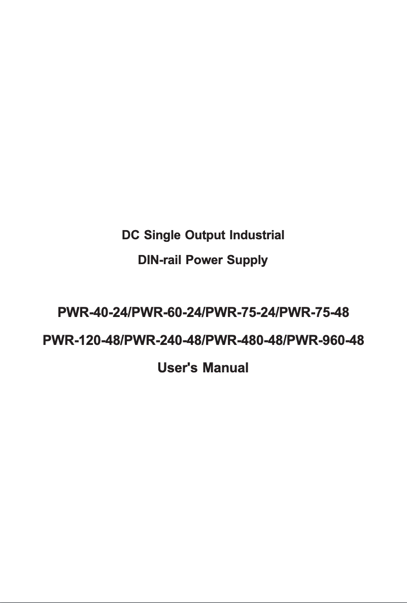 Page n°1 - Manuel utilisateur Planet PWR-120-48