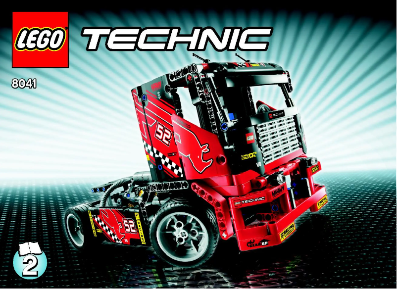 Page n°1 - Manuel utilisateur Lego Technic 8041