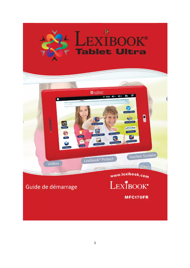 Page 1 de la notice Manuel utilisateur Lexibook MFC170FR
