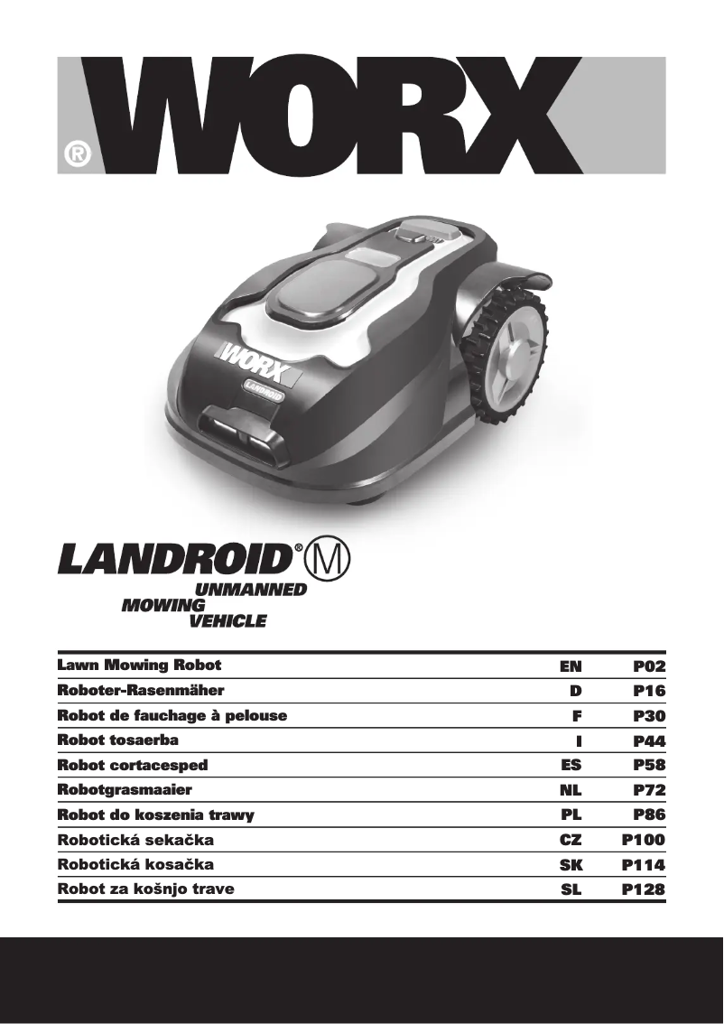Página 1 del manual Manual de usuario Worx Landroid WG799E