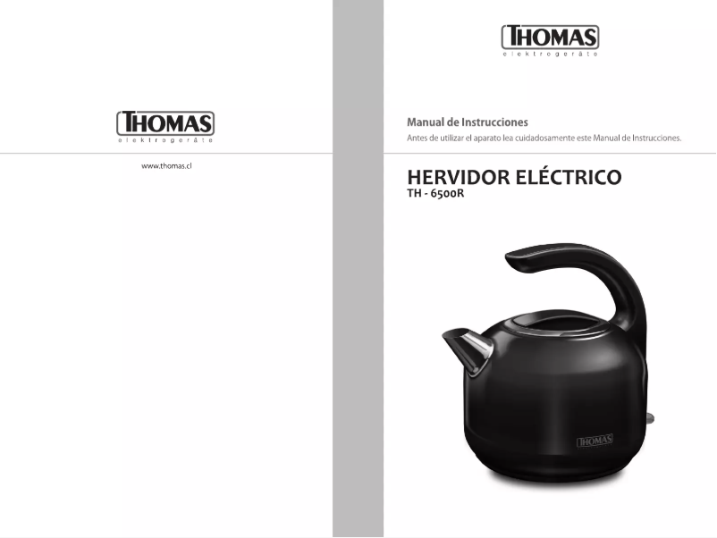 Page n°1 - Manuel utilisateur Thomas TH-6500R