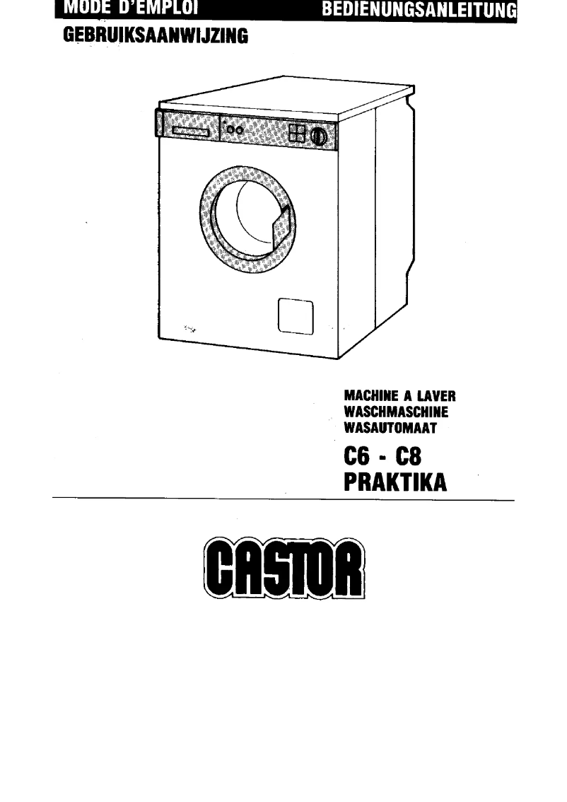 Page n°1 - Manuel utilisateur Castor C 6 Praktika