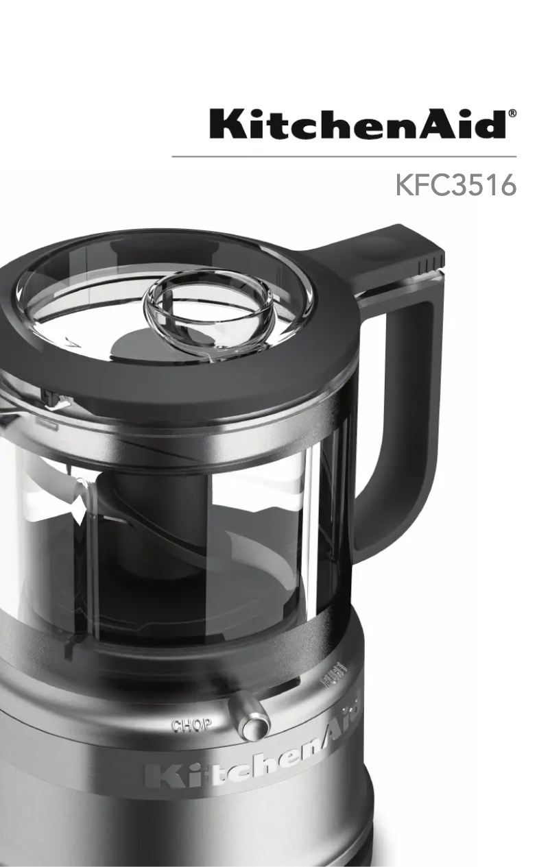 Page n°1 - Manuel d'utilisation et d'entretien KitchenAid KFC3516