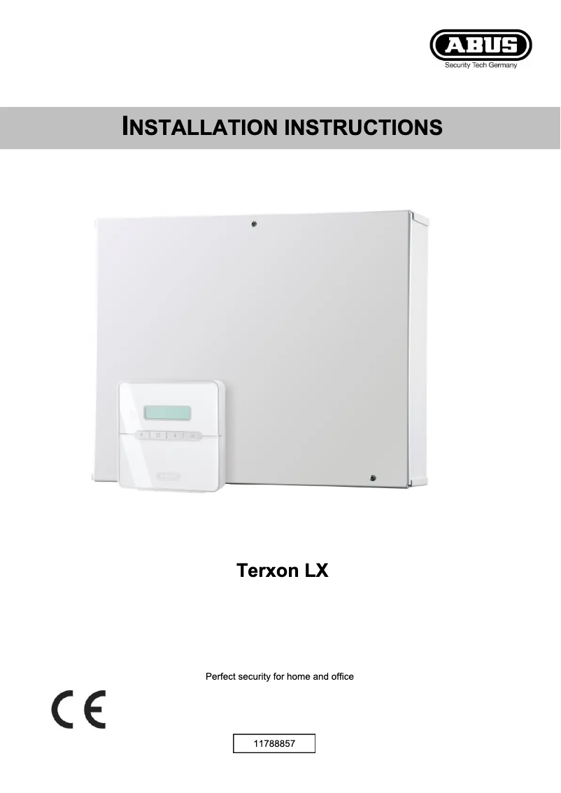 Page 1 de la notice Manuel utilisateur Abus AZ4200