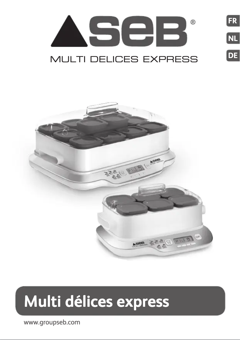 Page 1 de la notice Manuel utilisateur SEB Multi Delices Express