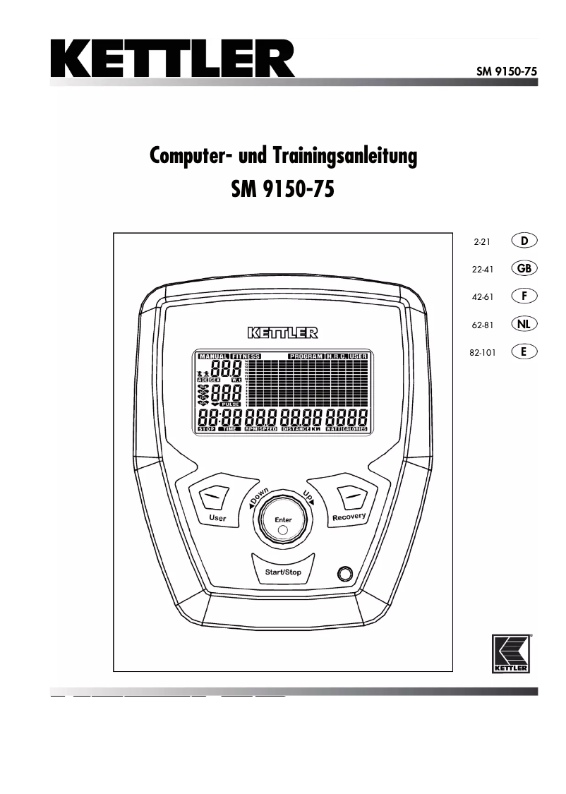 Image de la première page du manuel de l'appareil Cycle P
