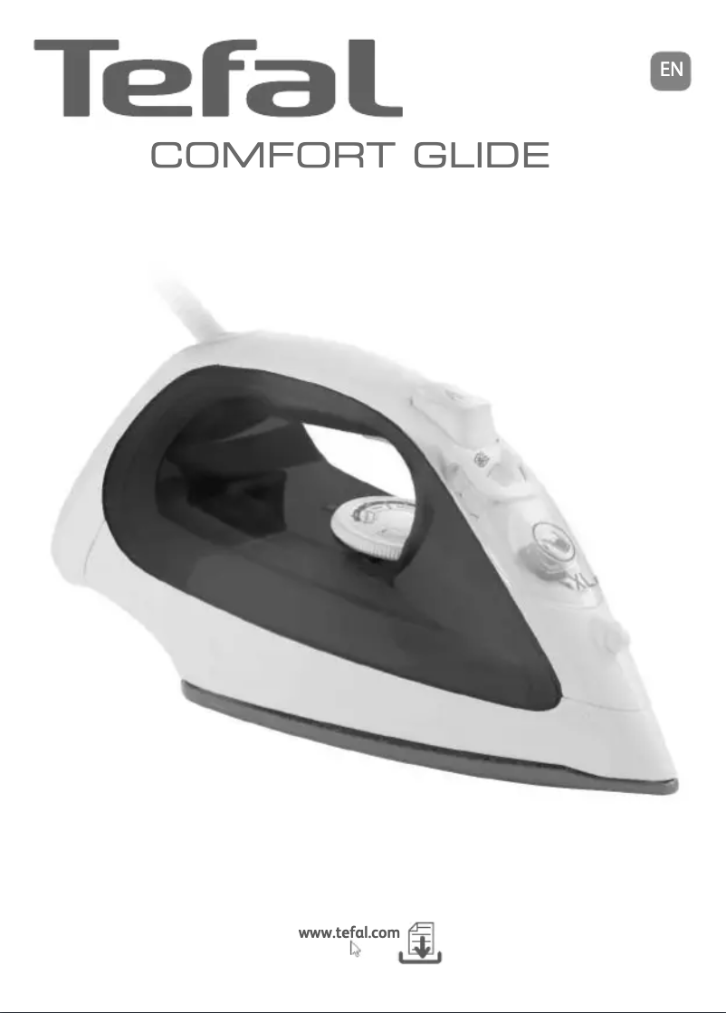 Page 1 de la notice Manuel utilisateur Tefal Comfort Glide FV2650