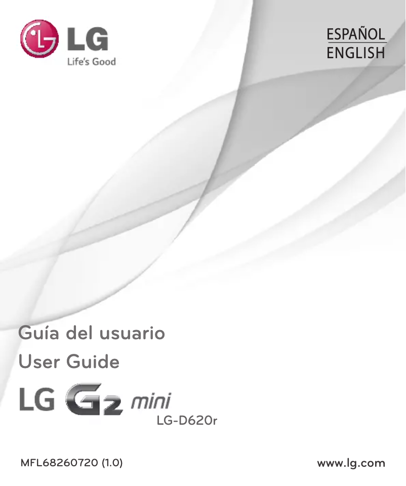 Image de la première page du manuel de l'appareil G2 Mini D620R
