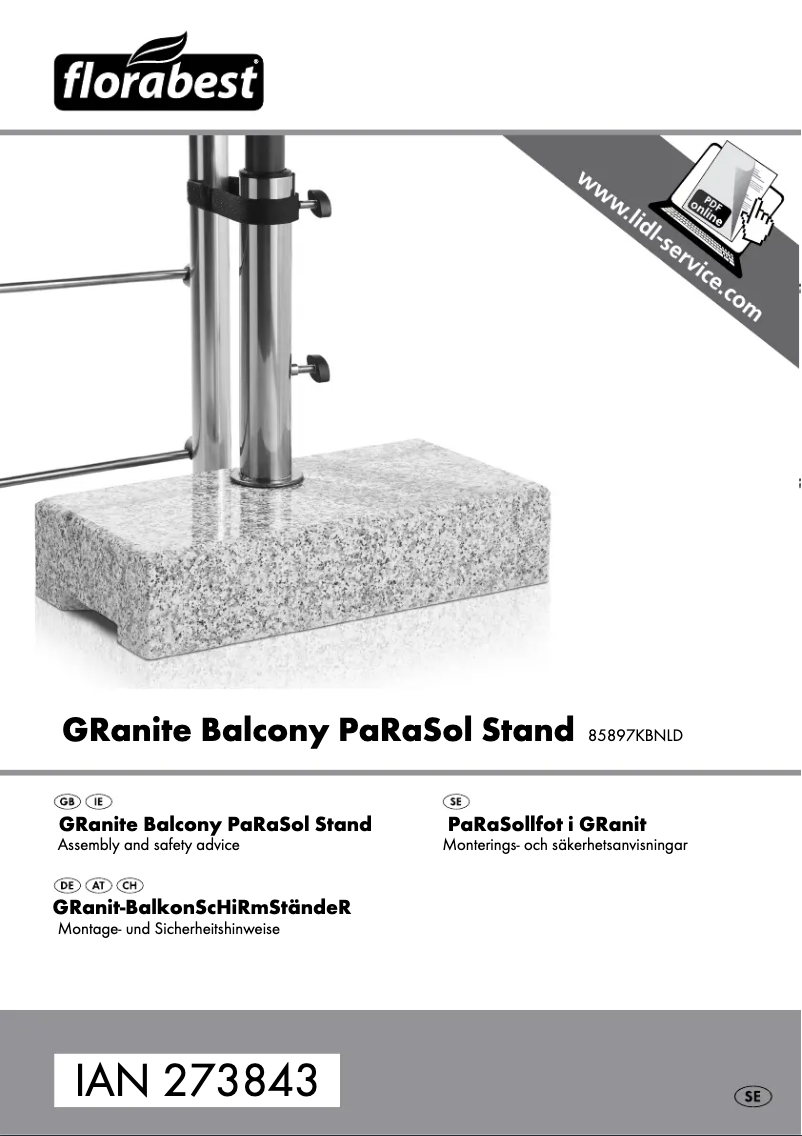 Página 1 del manual Manual de usuario Florabest IAN 277690