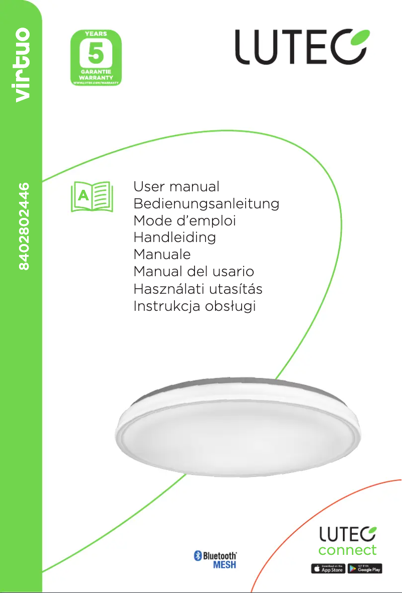 Page n°1 - Manuel utilisateur Lutec Virtuo