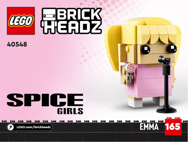 Page n°1 - Manuel utilisateur Lego Brickheadz 40548