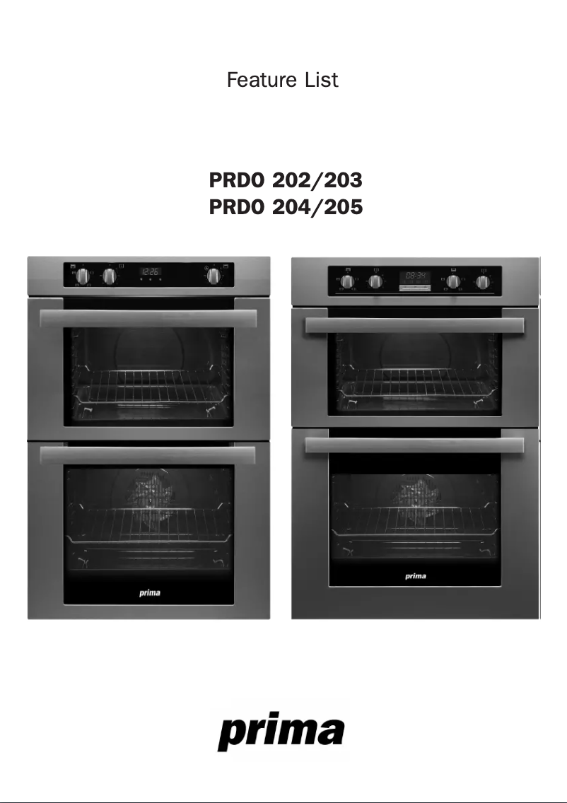 Image de la première page du manuel de l'appareil PRD