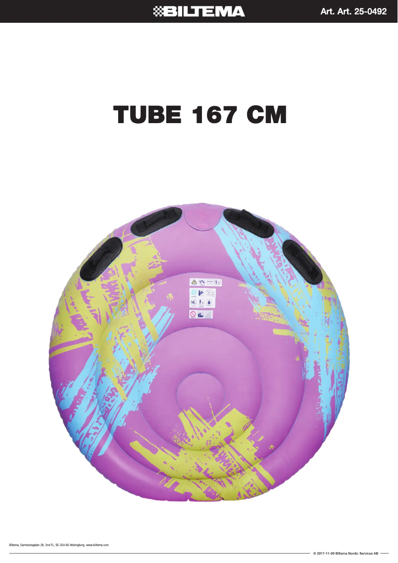 Page 1 de la notice Manuel utilisateur Biltema 25-0492