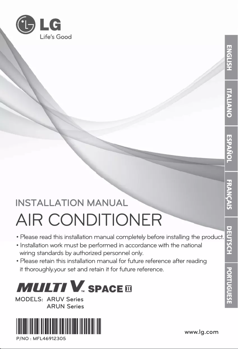 Page n°1 - Manuel utilisateur LG ARUV80LL2