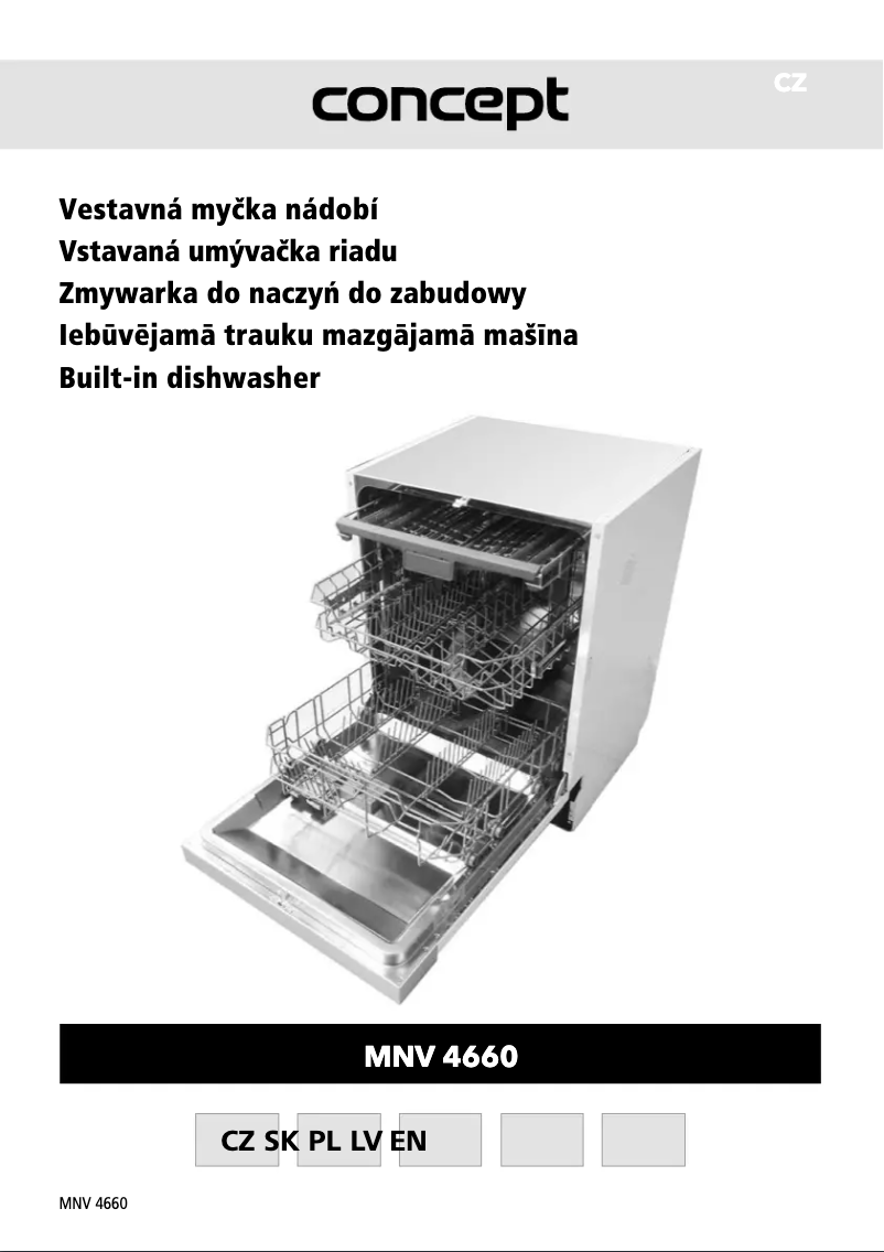 Page n°1 - Manuel utilisateur Concept MNV4660