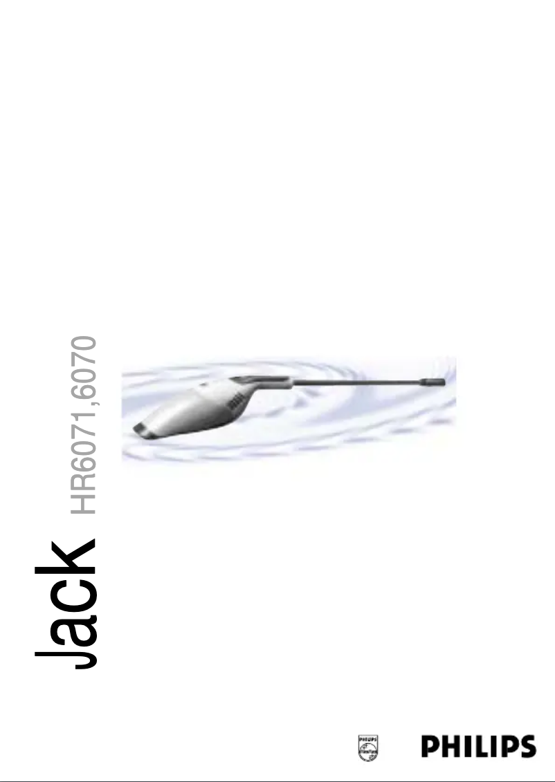 Image de la première page du manuel de l'appareil Jack HR6071