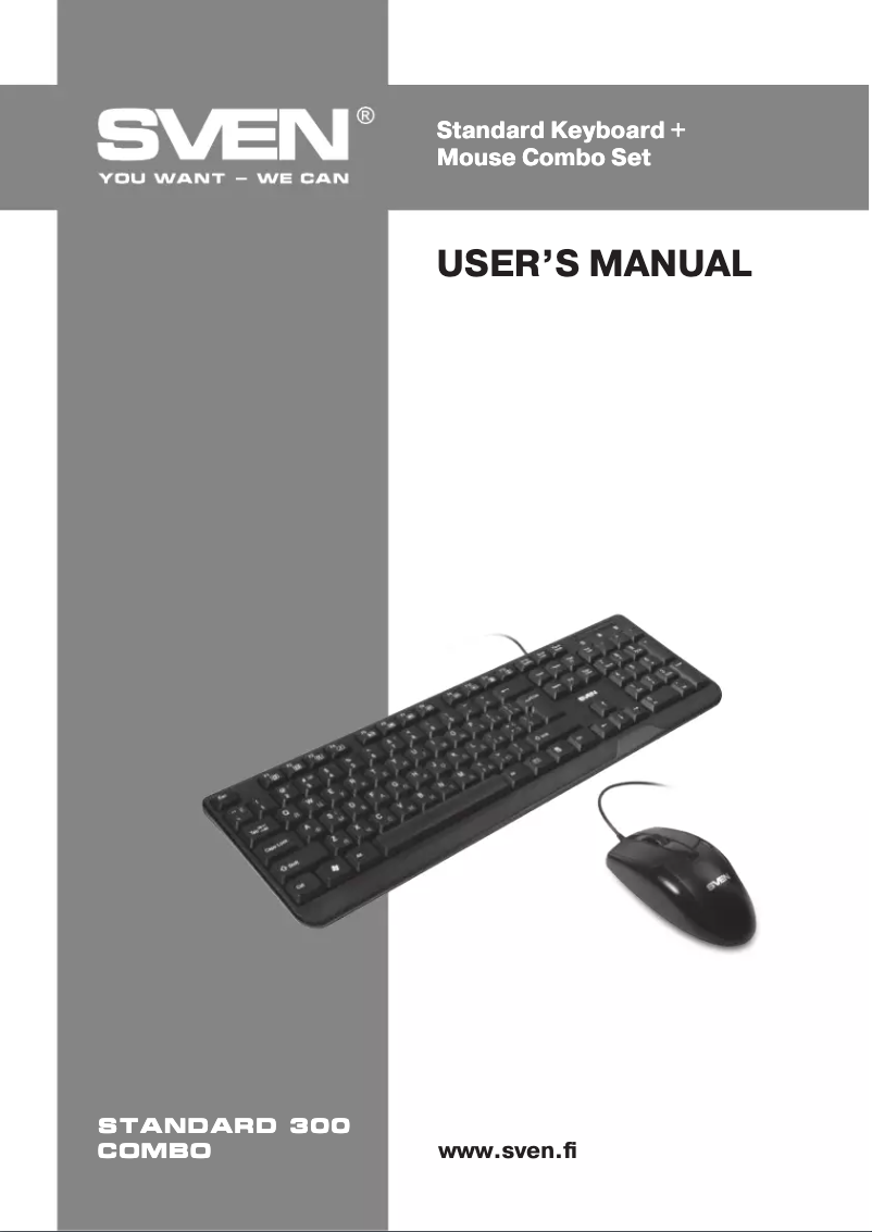 Imagen de la primera página del manual del dispositivo Standard 300