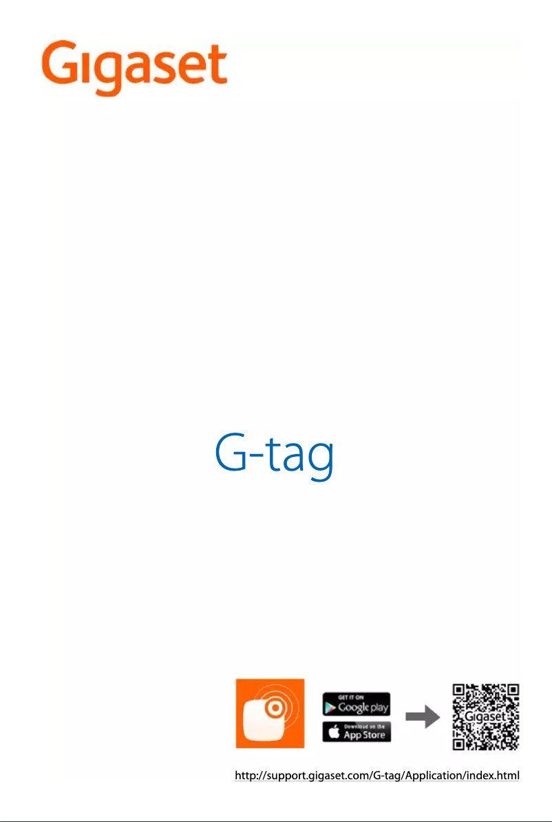Page n°1 - Manuel utilisateur Gigaset G-Tag