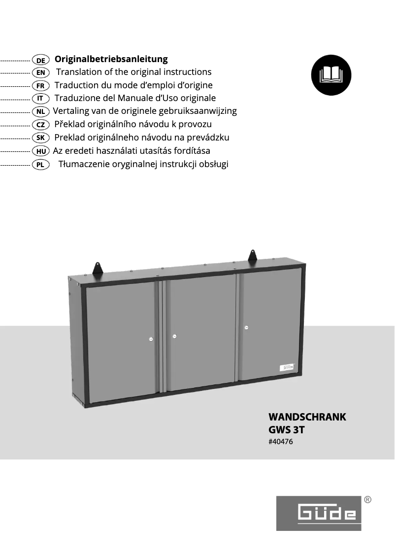 Image de la première page du manuel de l'appareil GWS 3T
