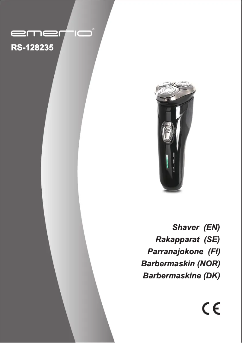 Image de la première page du manuel de l'appareil RS-128235