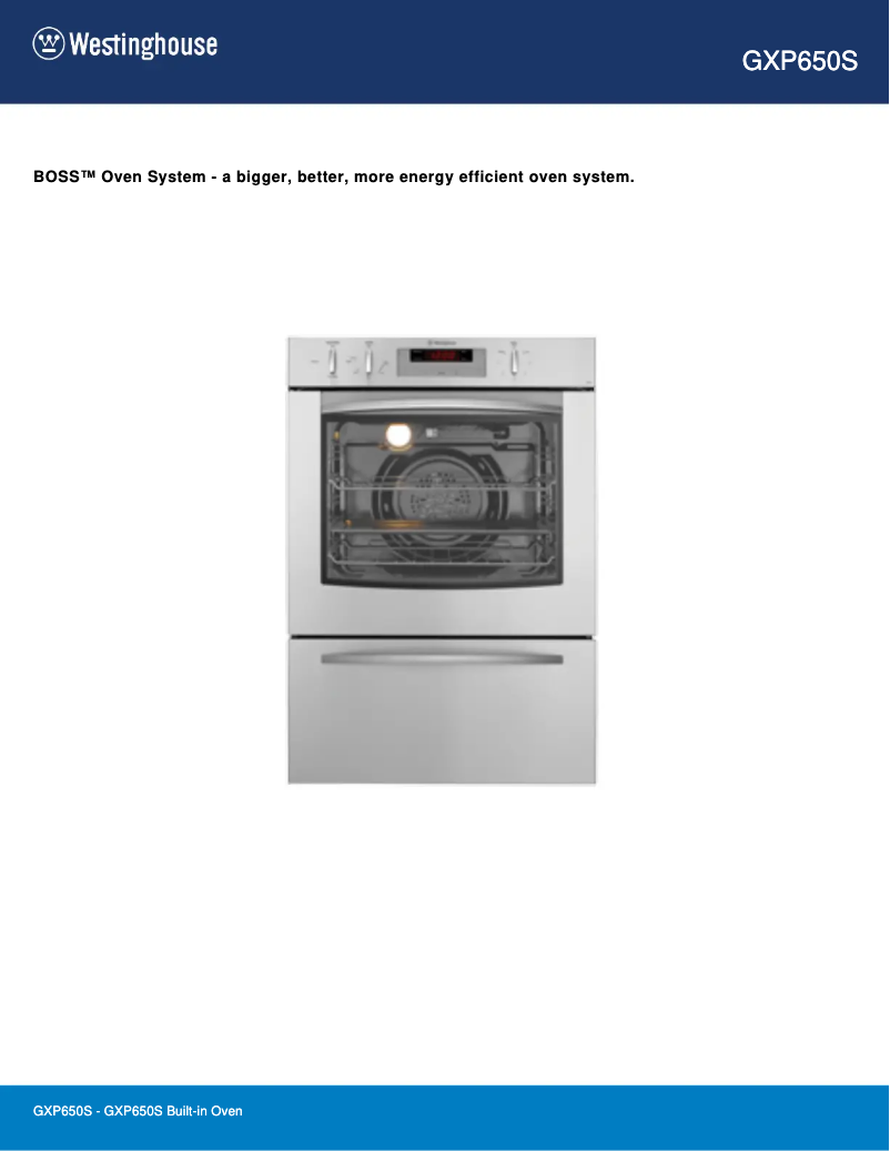 Image de la première page du manuel de l'appareil GXP650S