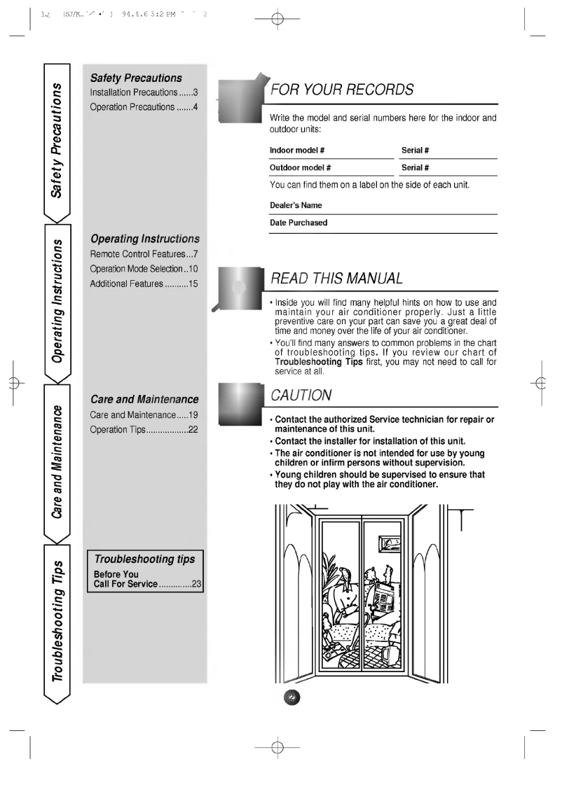 Page n°1 - Manuel utilisateur LG LS-J0960HL