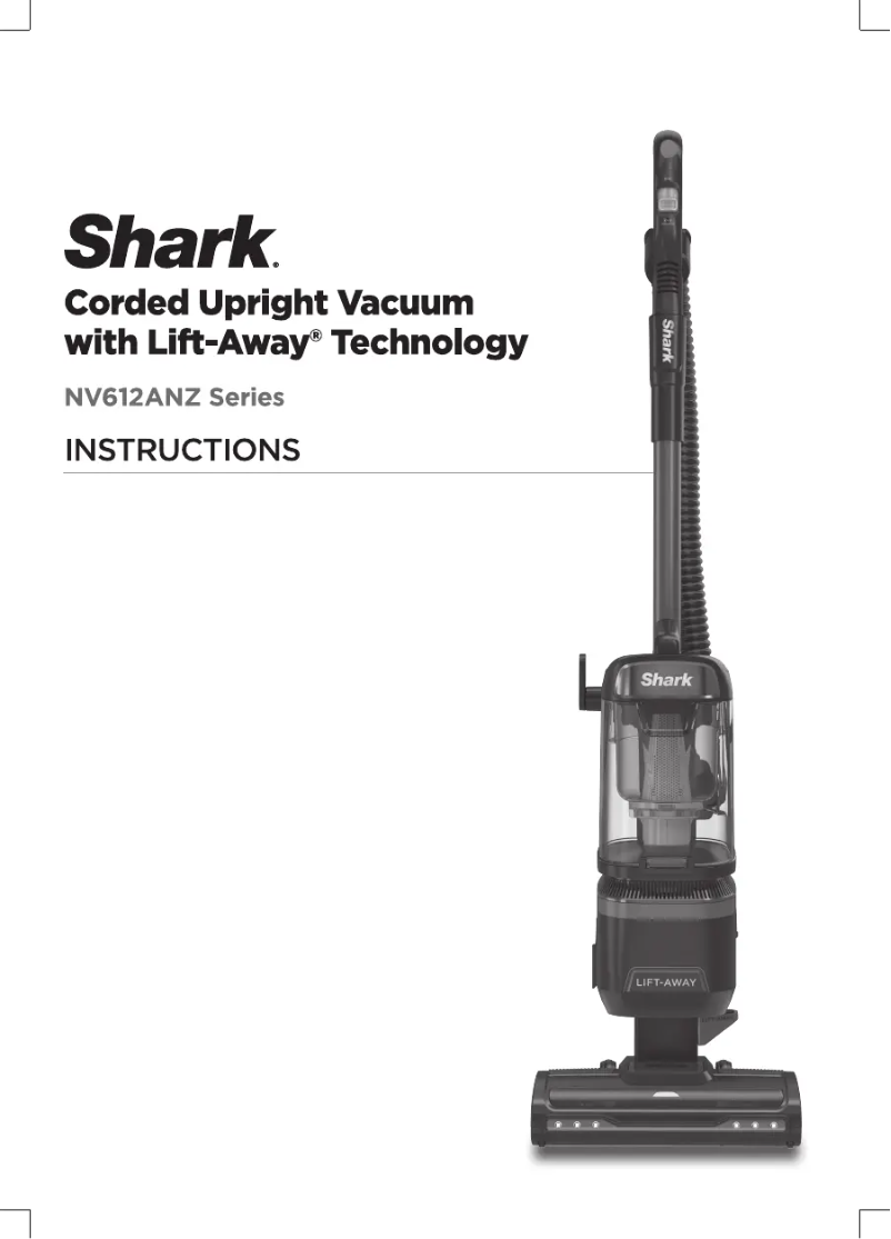 Page 1 de la notice Manuel utilisateur Shark NV612