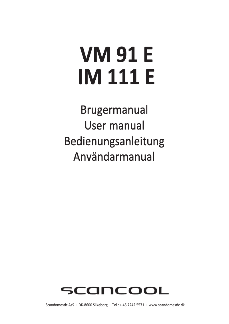 Image de la première page du manuel de l'appareil IM 111 E