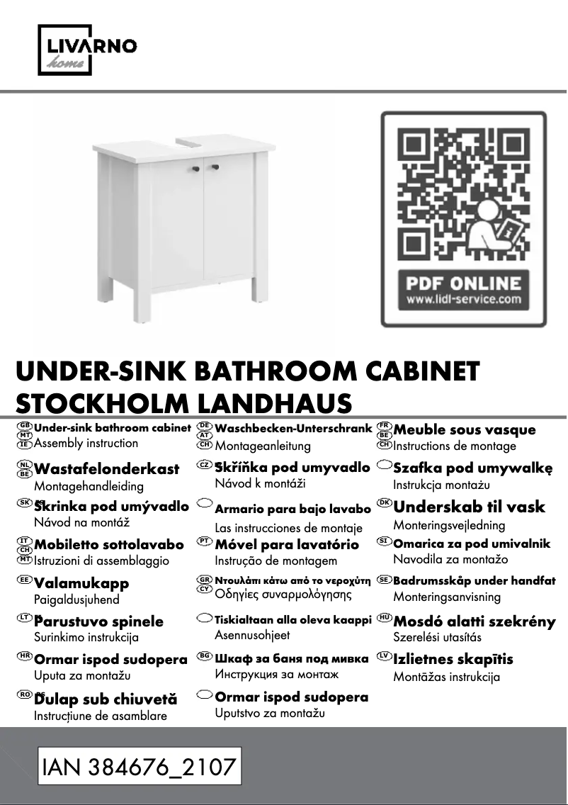 Page n°1 - Manuel utilisateur Livarno Lux IAN 384676