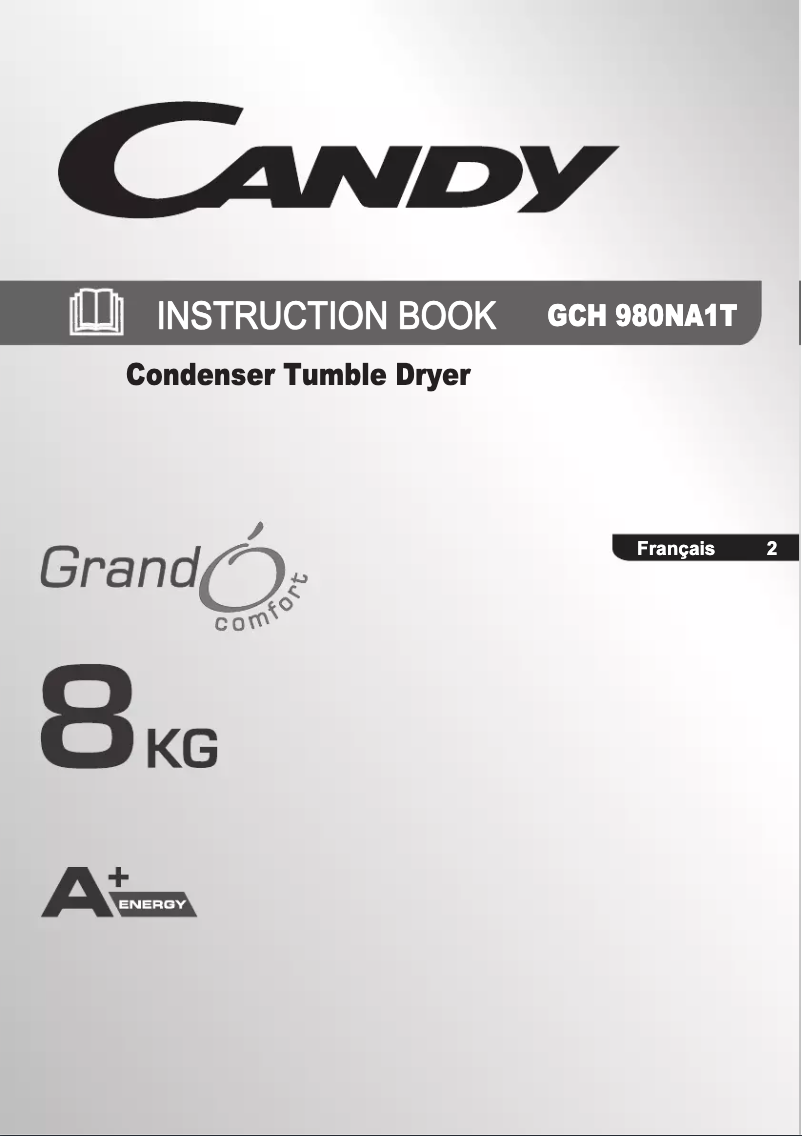 Page n°1 - Manuel utilisateur Candy GCH 980NA1T-47