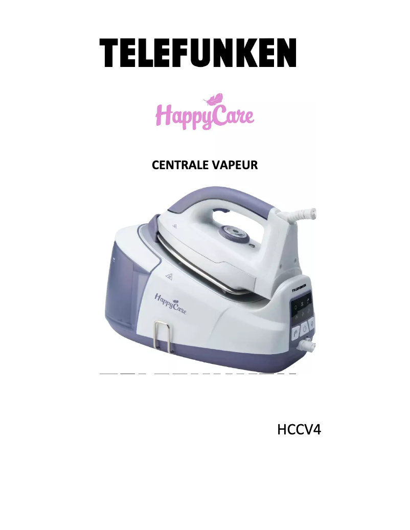 Page n°1 - Manuel utilisateur Telefunken HappyCare HCCV-4