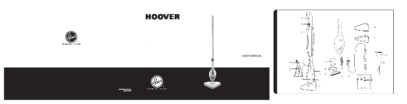 Página 1 del manual Manual de instrucciones Hoover SteamJet S2IN1300CA 001