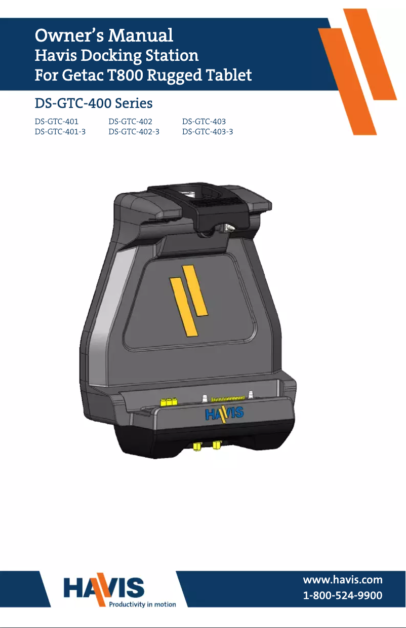 Image de la première page du manuel de l'appareil DS-GTC-402-3