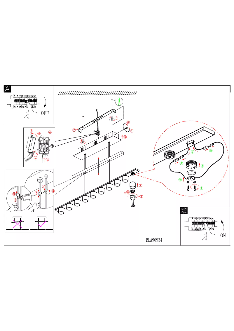 Page n°1 - Manuel utilisateur Eglo Pulsano