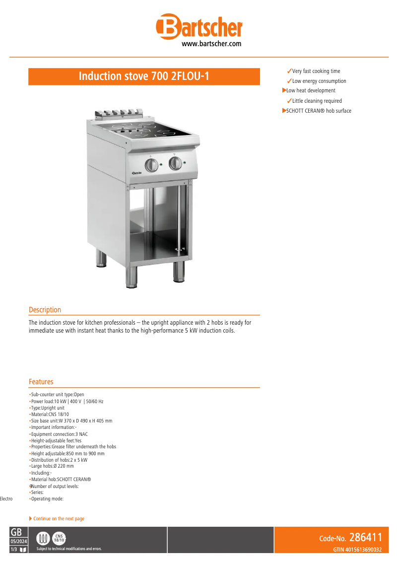 Image de la première page du manuel de l'appareil 286411