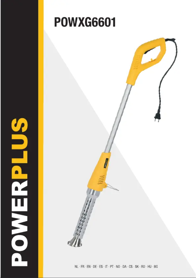 Imagen de la primera página del manual del dispositivo POWXG6601